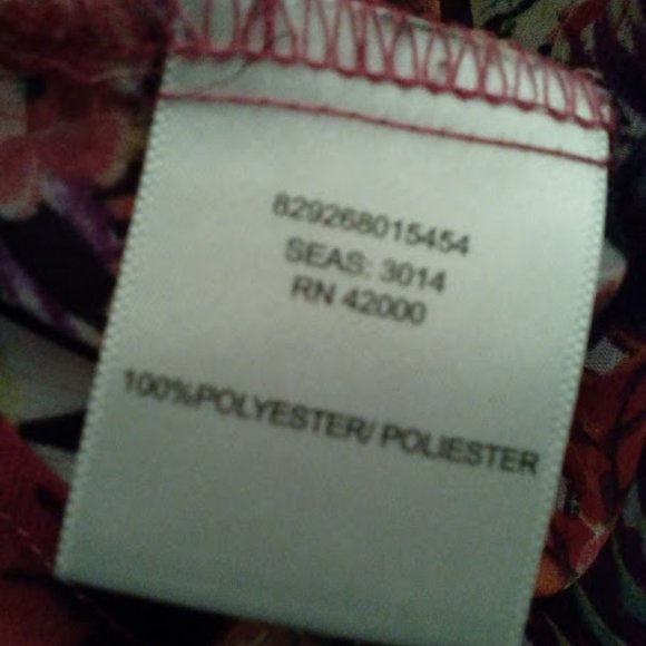 Flowy Flowered Chiffon Racerback Tank Sz-L - Picture 5 of 6